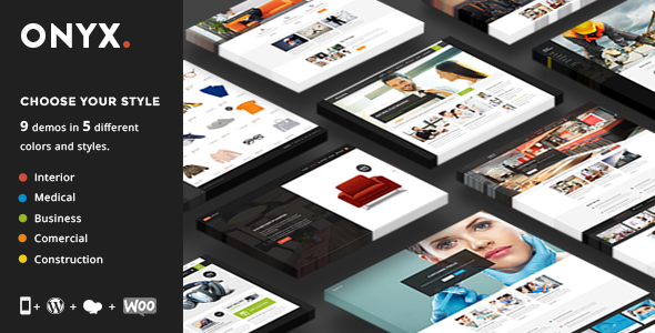 Gallery image of Onyx - Multi-Concept Business WordPress Theme