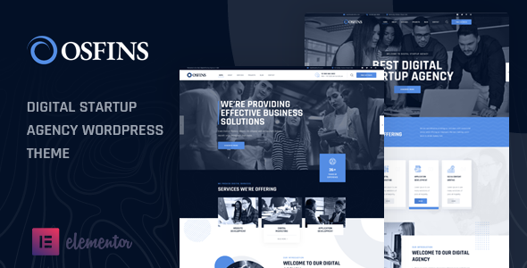Gallery image of Osfins - Digital Startup Agency WordPress Theme