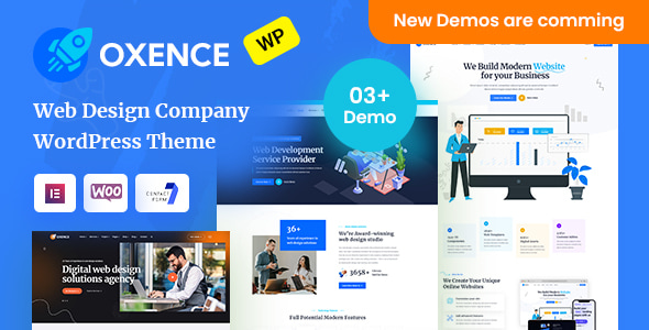 Gallery image of Oxence - Web Design Agency Elementor WordPress Theme
