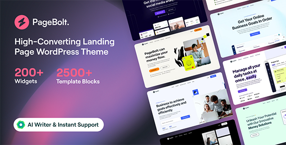Gallery image of PageBolt - Landing Page WordPress Theme