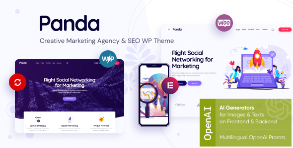 Gallery image of Panda - Digital Marketing & Adveritsing WordPressTheme