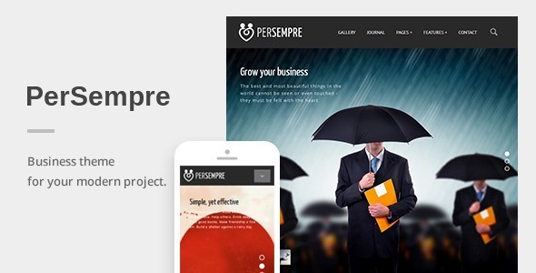 Gallery image of PerSempre - Responsive WordPress Theme For Your Business