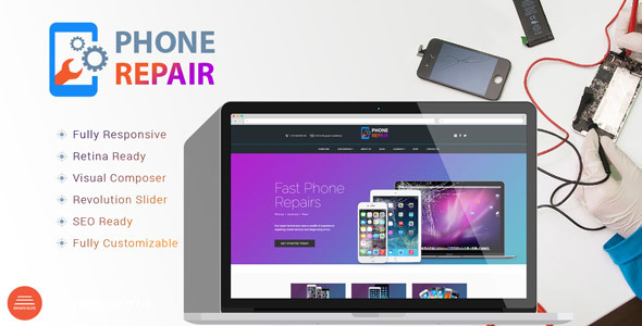 Gallery image of PhoneRepair - Mobile Device Shop WordPress Theme