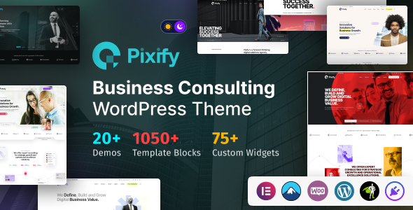 Gallery image of Pixify - Business Consulting WordPress Theme