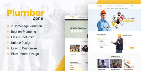 Gallery image of Plumber Zone - Plumbing, Repair & Construction WordPress Theme