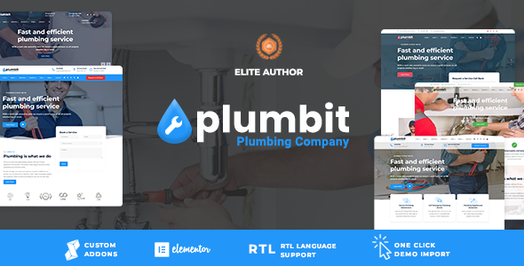 Gallery image of Plumbit - Plumbing WordPress Theme
