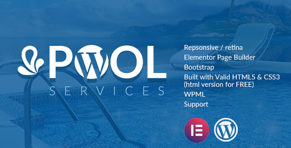 Gallery image of Pool Services WordPress Theme + RTL