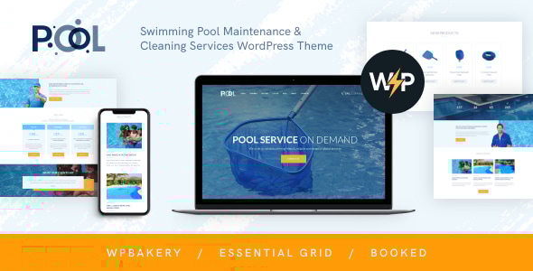 Gallery image of PoolServices - Maintenance & Cleaning Theme
