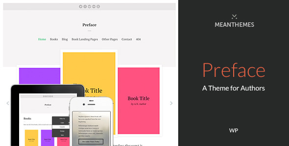 Gallery image of Preface: A WordPress Theme for Authors