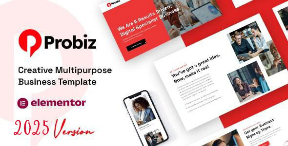 Gallery image of Probiz - Multipurpose Business and Corporate WordPress Theme