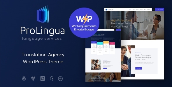 Gallery image of ProLingua | Translation Bureau & Interpreting Services WordPress Theme