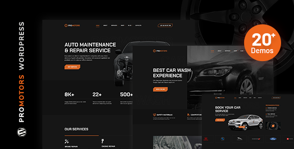 Gallery image of ProMotors - Car Service and Detailing WordPress Theme