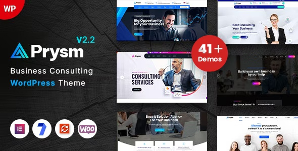 Gallery image of Prysm - Consulting & Business WordPress Theme