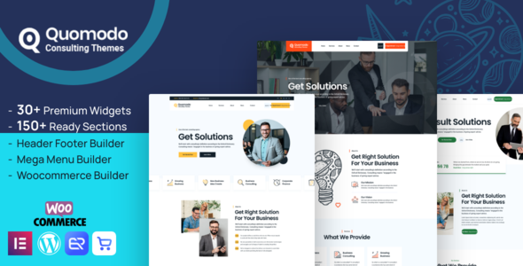 Gallery image of Quomodo - Business Consulting WordPress Theme