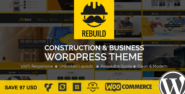 Gallery image of ReBuild - WP Construction & Building Business Theme