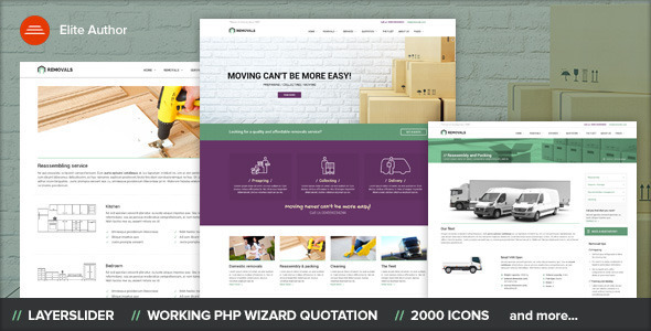 Gallery image of REMOVALS - Moving WordPress Theme