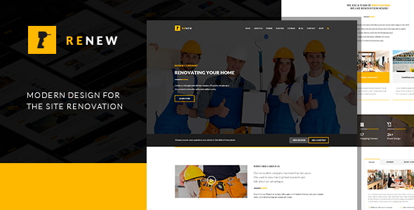 Gallery image of Renew - Renovation WordPress Theme