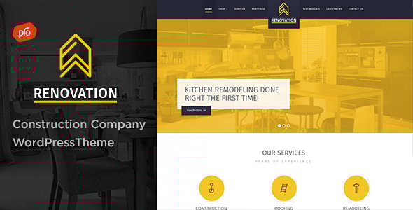 Gallery image of Renovation - Construction Company WordPress Theme