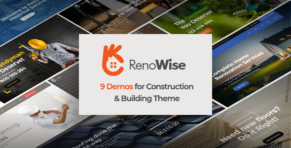 Gallery image of RenoWise - Construction & Building WordPress Theme