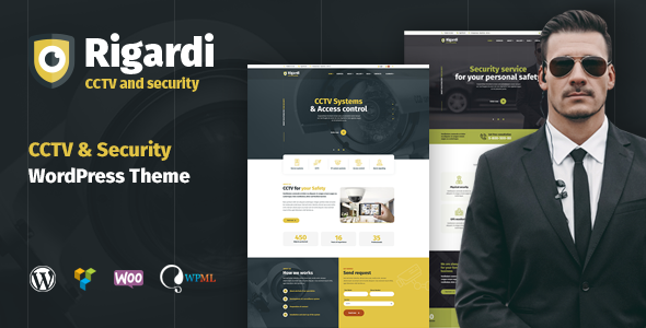 Gallery image of Rigardi - CCTV Security Company & Body Guard WordPress Theme