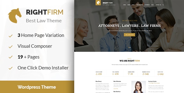 Gallery image of Right Firm- Law Firm WordPress Theme