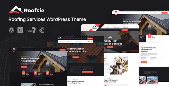 Gallery image of Roofsie - Roofing Services WordPress Theme