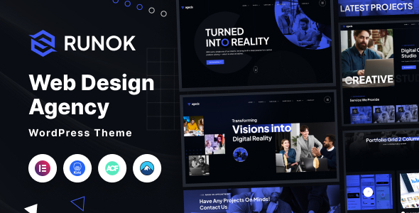 Gallery image of Runok - Web Agency WordPress Theme