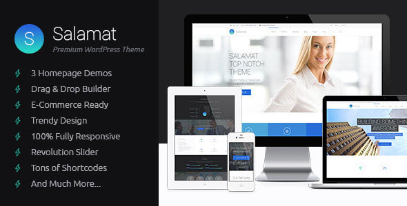 Gallery image of Salamat - Multipurpose WordPress Theme