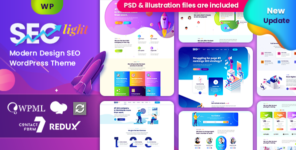Gallery image of Seclight - Seo & Digital Marketing WordPress Theme