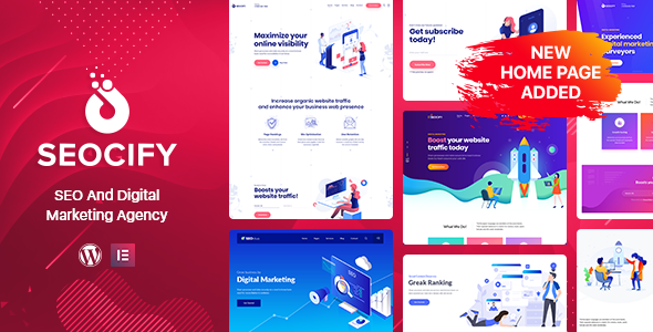 Gallery image of SEO Digital Marketing Agency WordPress Theme - Seocify