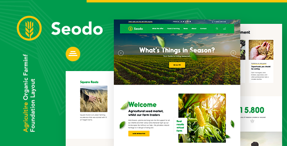 Gallery image of Seodo | Agriculture Farming Foundation WordPress Theme