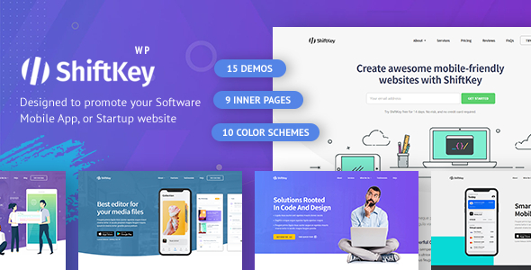 Gallery image of Shiftkey - Corporate Digital SEO Marketing Landing Pages WordPress Theme