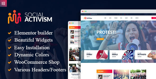 Gallery image of Social Activism - Non-Government Organization WordPress Theme