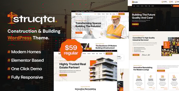 Gallery image of Struqta - Industrial & Construction Elementor WordPress Theme