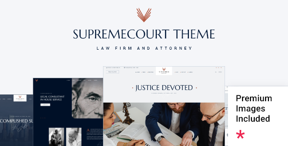 Gallery image of SupremeCourt - Law Firm and Attorney WordPress Theme