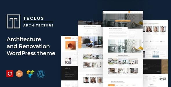 Gallery image of Teclus - Architecture and Renovation WordPress theme