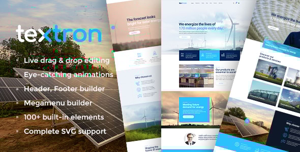 Gallery image of Textron - Industrial WordPress Theme + WooCommerce Shop