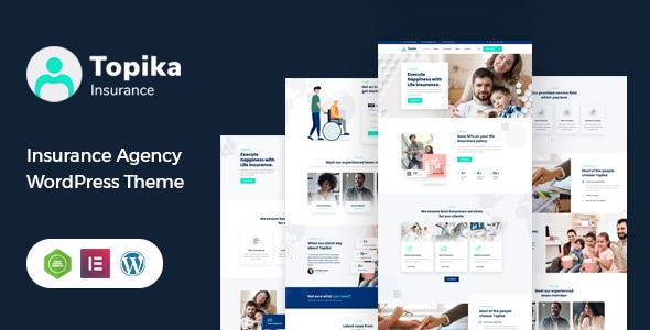 Gallery image of Topika - Insurance Company WordPress Theme