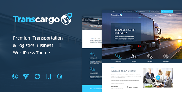 Gallery image of Transcargo - Transportation WordPress Theme for Logistics