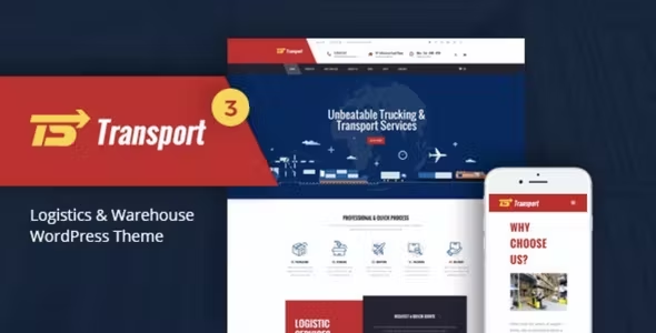Gallery image of Transport - Logistic & Warehouse WordPress Theme