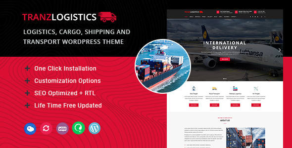 Gallery image of Tranzlogistics - Logistics & Cargo Shipping WordPress Theme