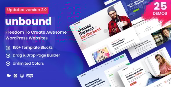 Gallery image of Unbound - Business Agency Multipurpose Theme