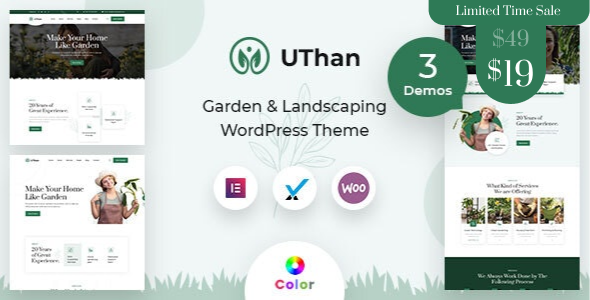 Gallery image of Uthan - Landscaping Gardening WordPress theme + RTL
