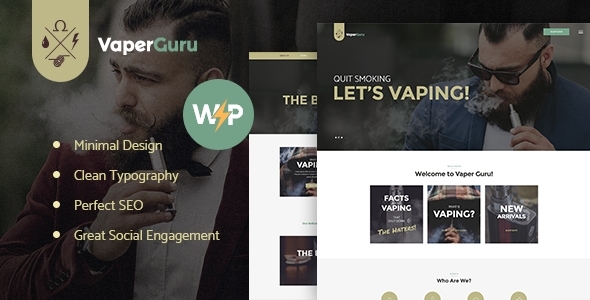 Gallery image of VaperGuru - Vape Smoking & Cigarette Store WordPress Theme