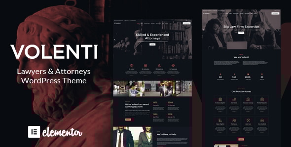 Gallery image of Volenti - Lawyer Attorney WordPress Theme