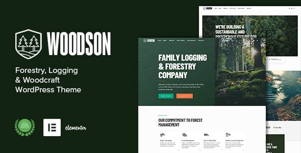 Gallery image of Woodson - Forestry & Logging WordPress Theme