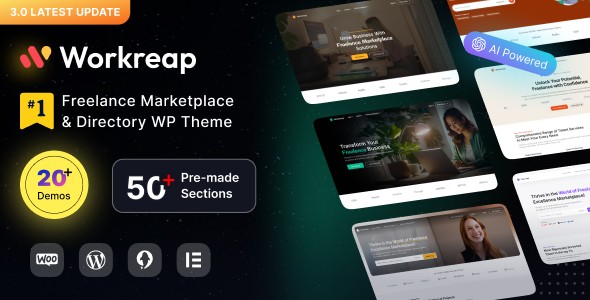 Gallery image of Workreap - Freelance Marketplace WordPress Theme