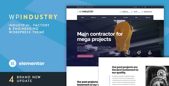 Gallery image of WP Industry - Industrial WordPress Theme