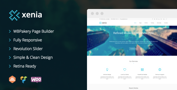 Gallery image of Xenia - Refined WordPress Corporate Theme