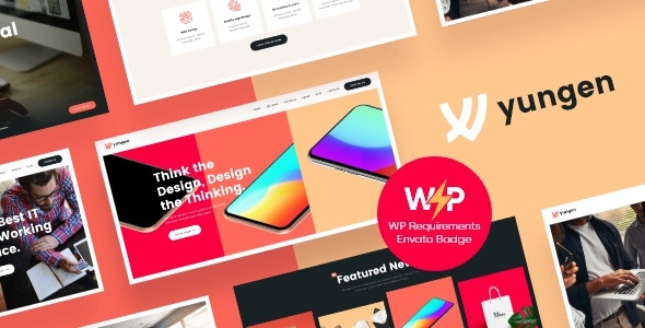 Gallery image of Yungen | Modern Digital Agency Business WordPress Theme